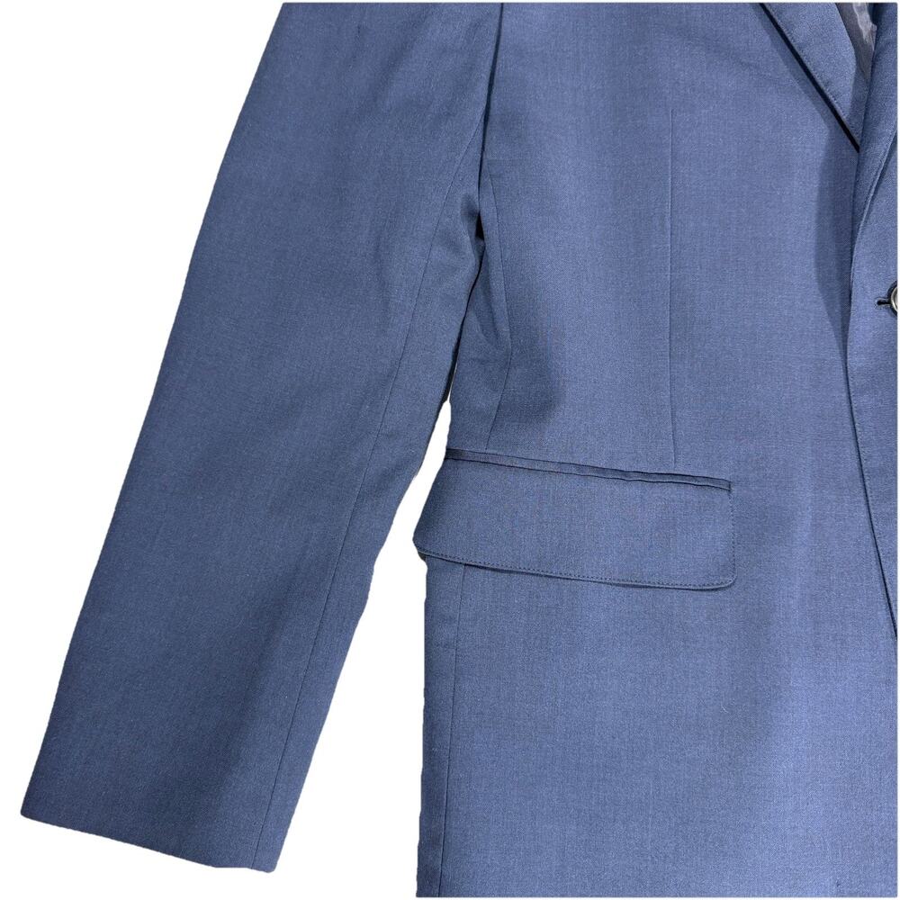 Bonobos Slim Fit Navy Wool Stretch Blazer Sport Coat 2 Button Jacket 42R Men's - Picture 3 of 10